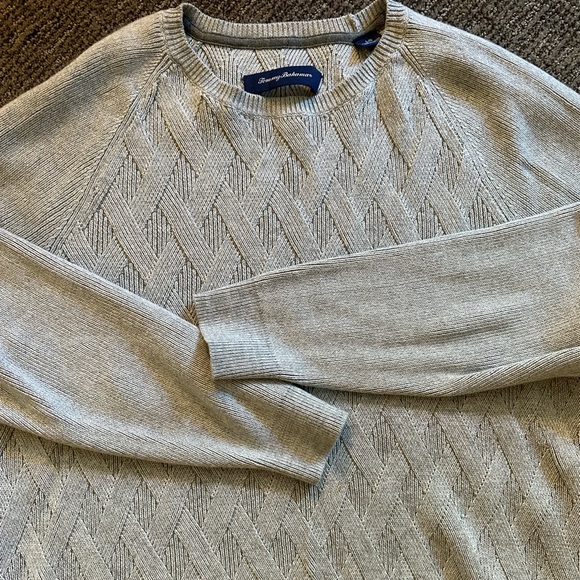 Gray, Tommy Bahama sweater size large - Picture 2 of 3